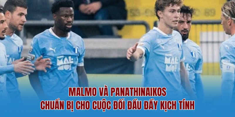 Malmo và Panathinaikos chuẩn bị cho cuộc đối đầu đầy kịch tính.