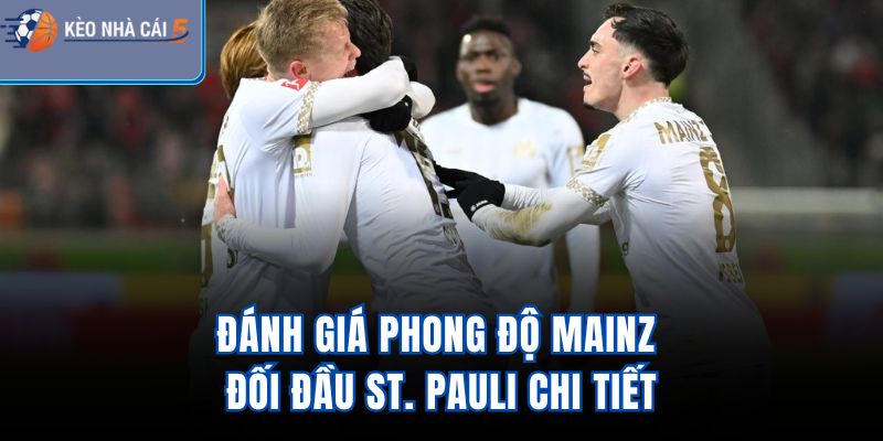Đánh giá phong độ Mainz đối đầu St. Pauli chi tiết